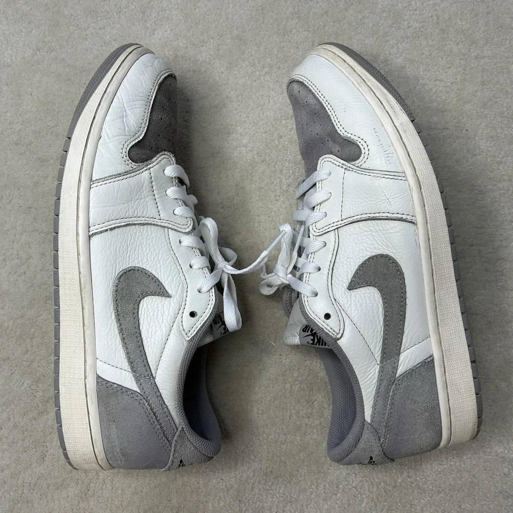 Nike Air Jordan 1 Low OG Atmosphere Grey Shoes Men's 11.5 Sneaker